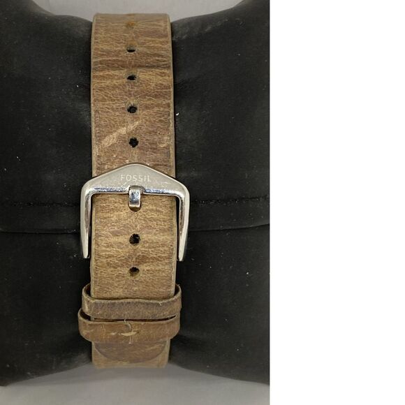 Fossil FTW1200 Women's Sand Leather White Analog Dial Hybrid Smartwatch XX642 - Picture 6 of 12